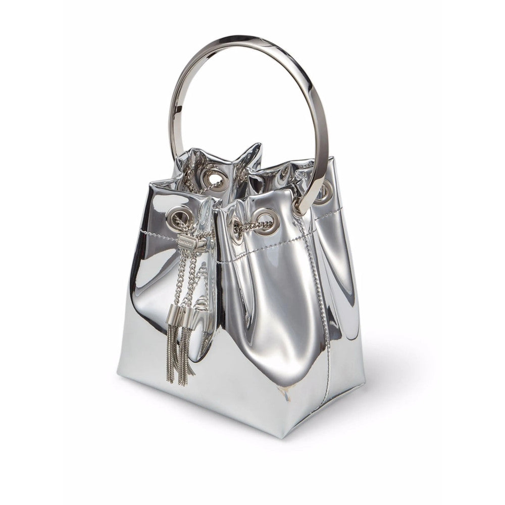 Silver Bon Bon Mini Bucket Bag 2