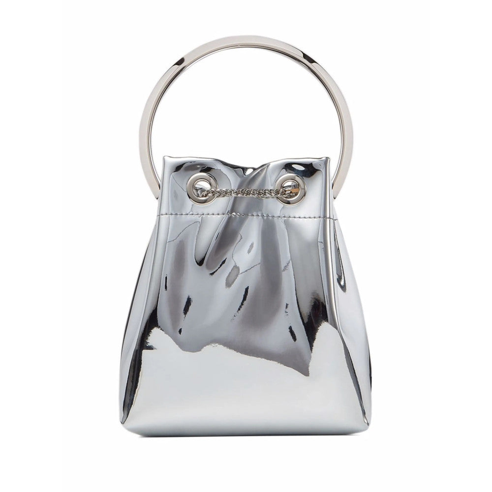 Silver Bon Bon Mini Bucket Bag 3