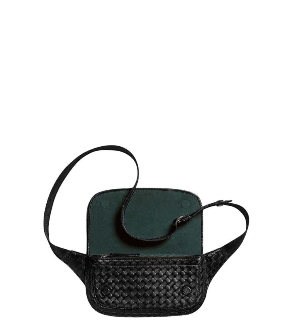 Black Veneto Large Belt Bag 2