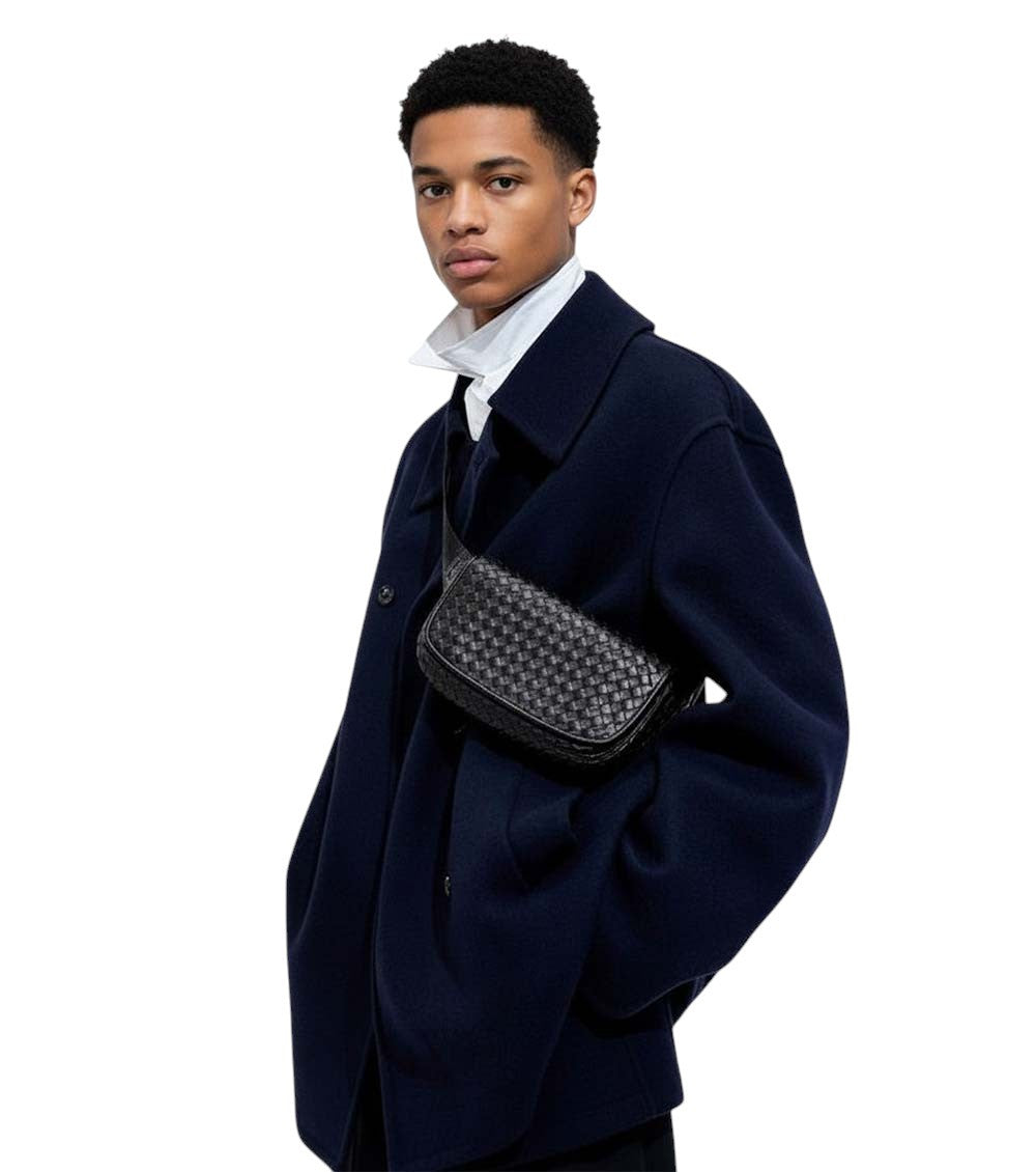 Black Veneto Large Belt Bag 4