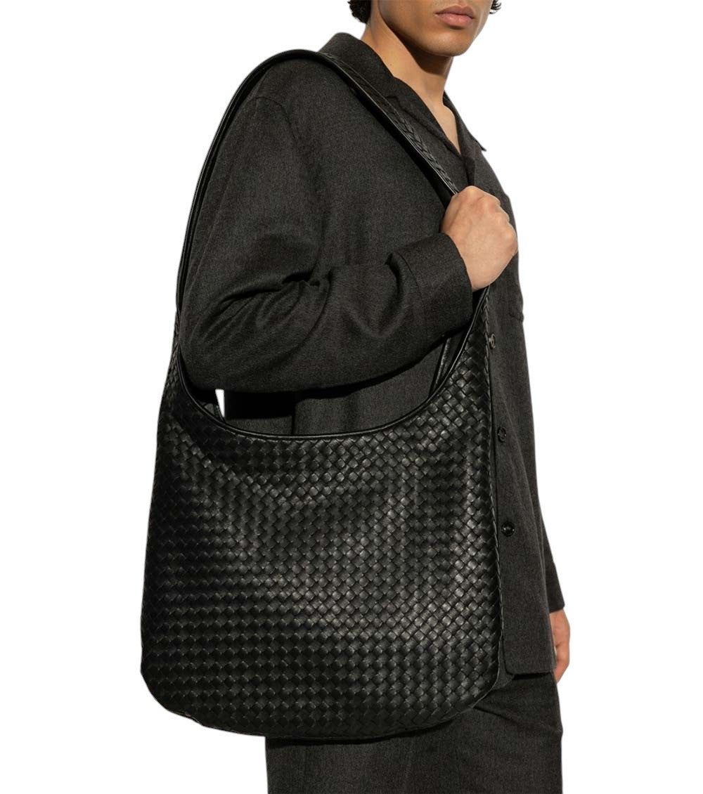 Black Veneto Large Crossbody Bag 5
