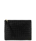 Black Intrecciato Clutch 1