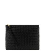 Black Intrecciato Clutch 1