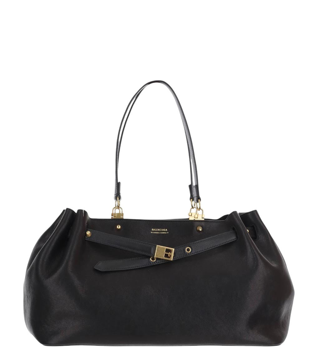 Black Fan Carry All Medium Tote 1