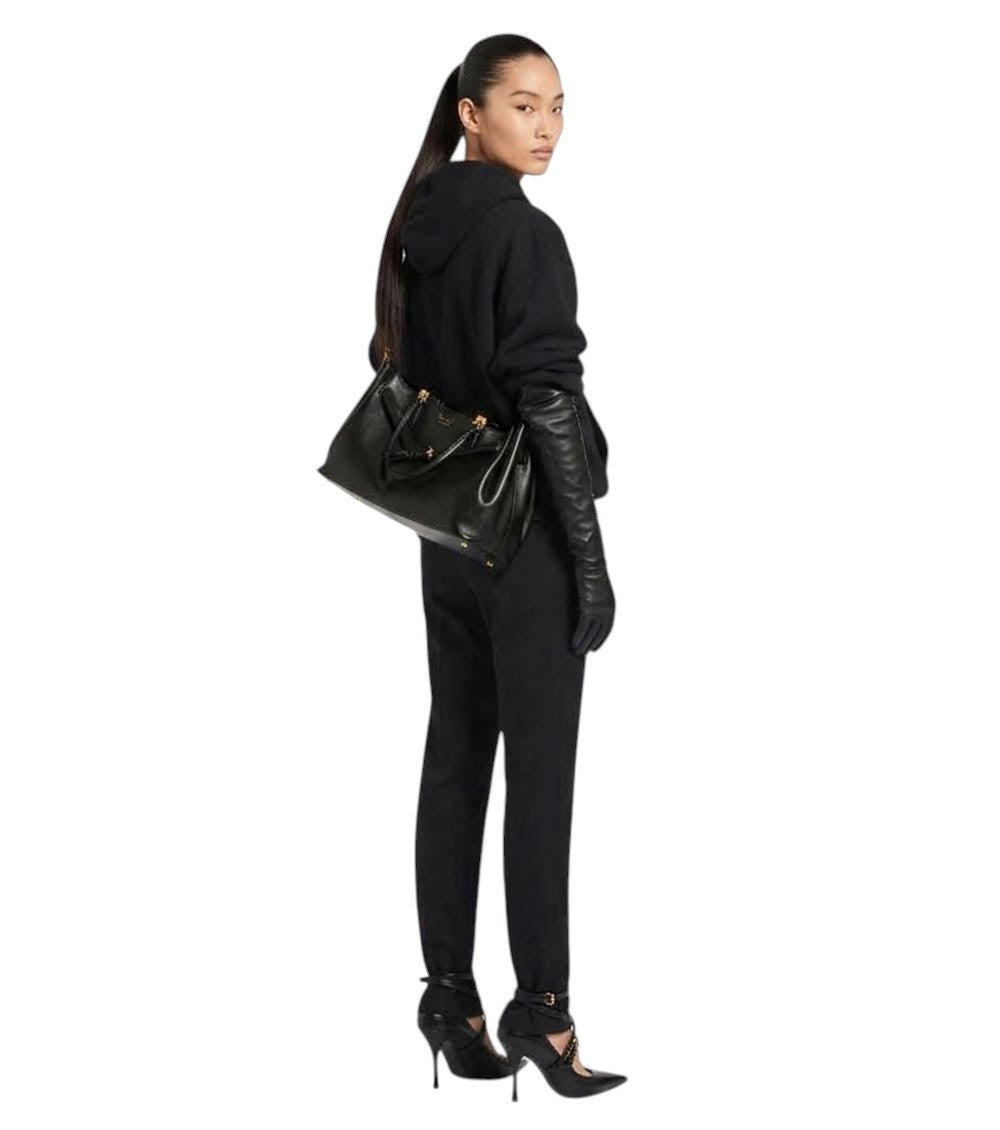 Black Fan Carry All Medium Tote 6