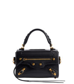 Black Le City Sleek Box Mini Satchel 1