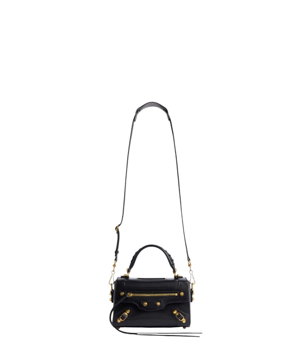 Black Le City Sleek Box Mini Satchel 2