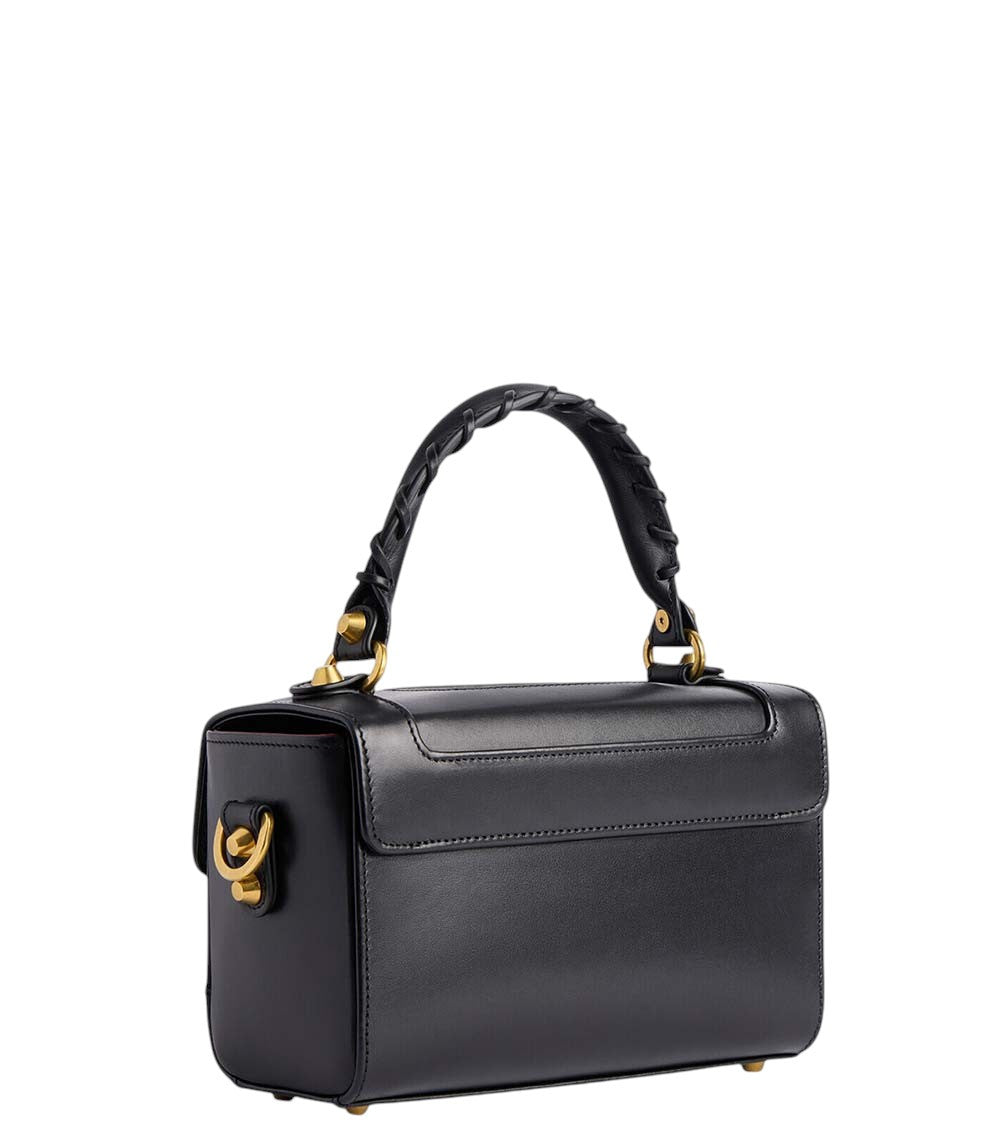 Black Le City Sleek Box Mini Satchel 3