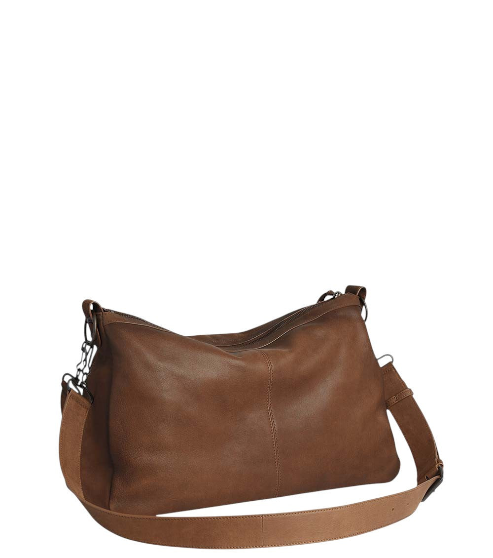 Brown Le City Moto Medium Shoulder Bag 3