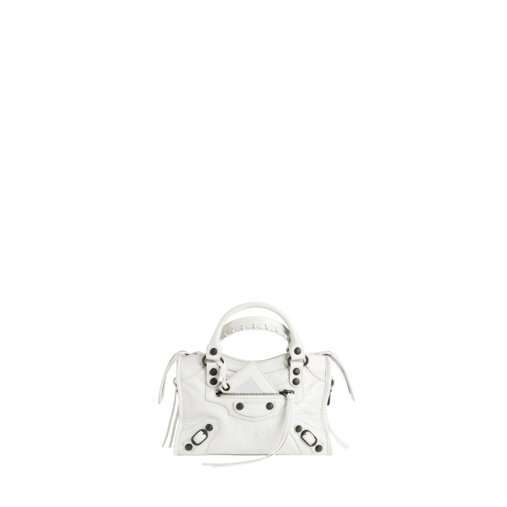 White Le City Bag Mini Satchel 1