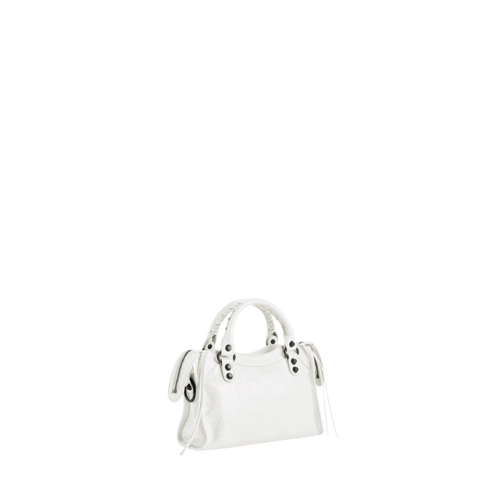 White Le City Bag Mini Satchel 3