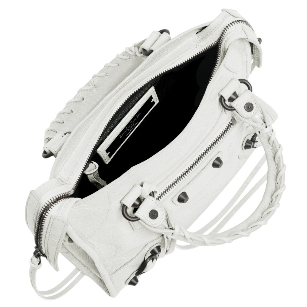 White Le City Bag Mini Satchel 4