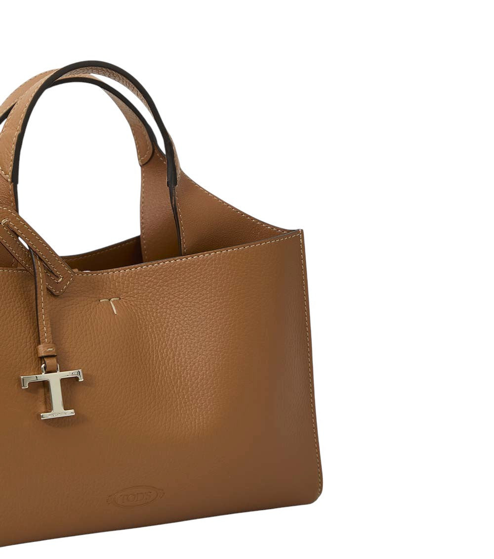Brown T Timeless Mini Tote 4