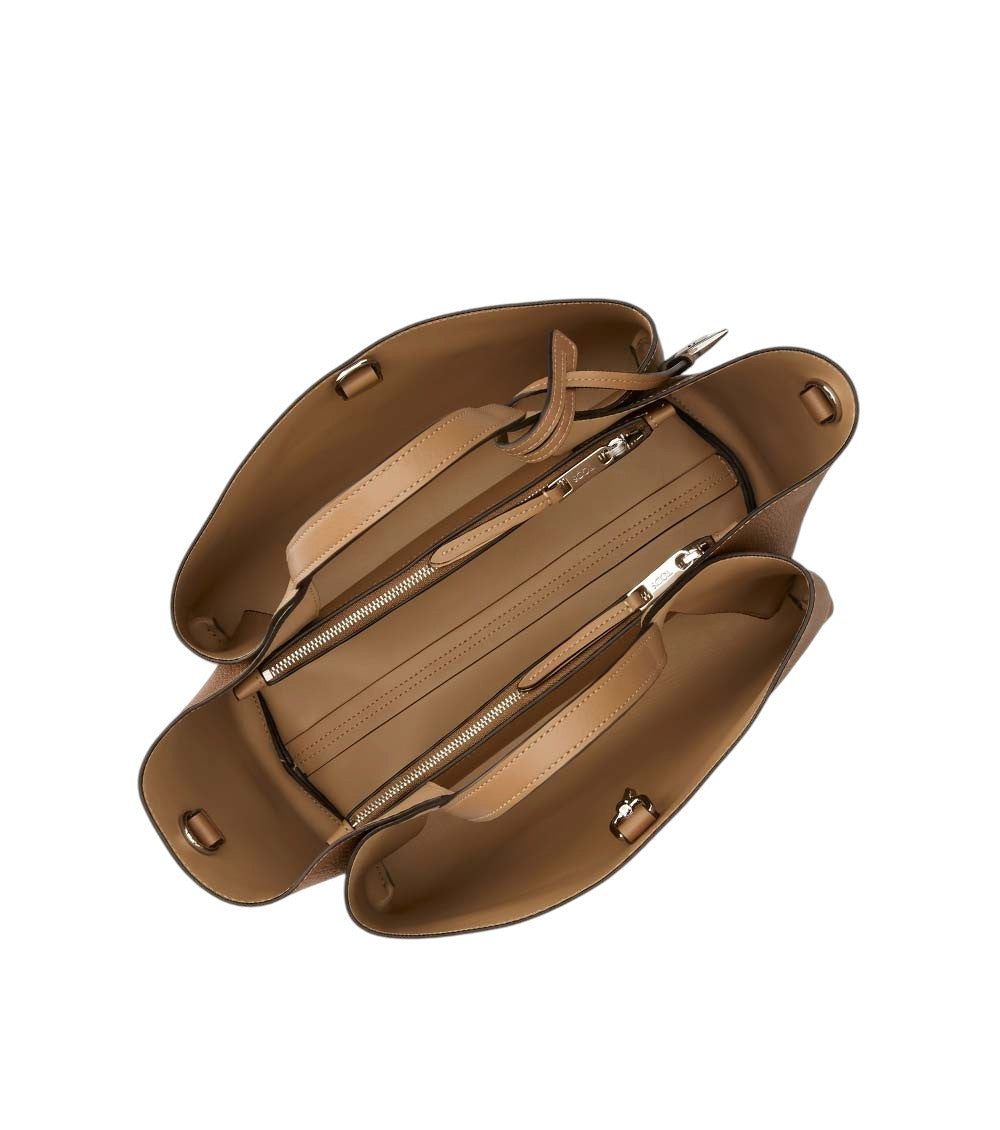 Brown T Timeless Mini Tote 5