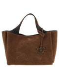 Dark Brown T Timeless Mini Tote 1