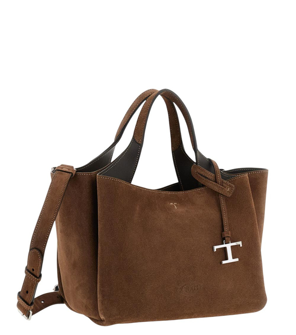 Dark Brown T Timeless Mini Tote 2