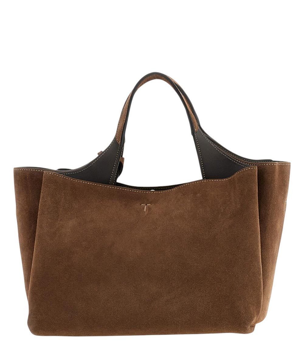 Dark Brown T Timeless Mini Tote 3