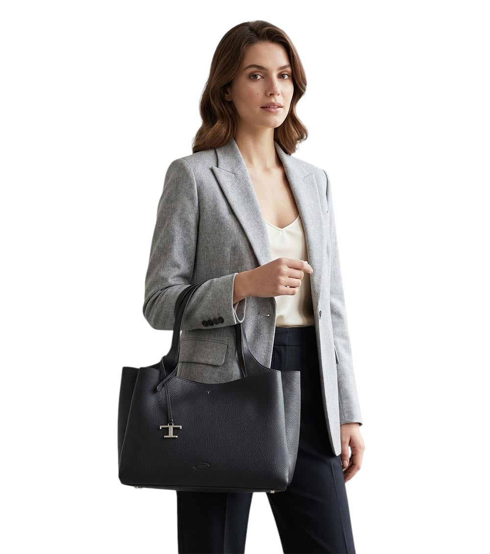 Black T Timeless  Medium Tote 5