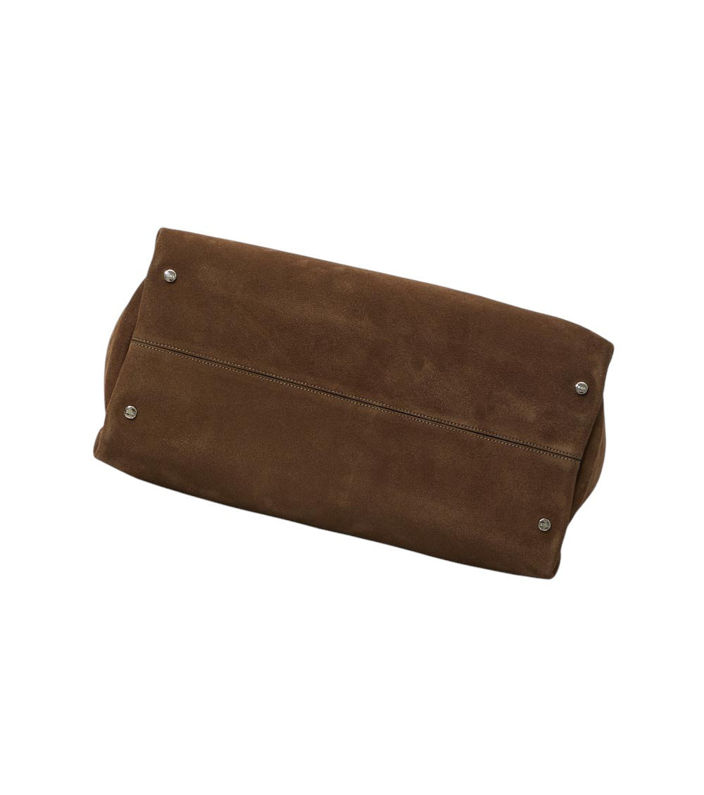 Brown T Timeless Medium Tote 3