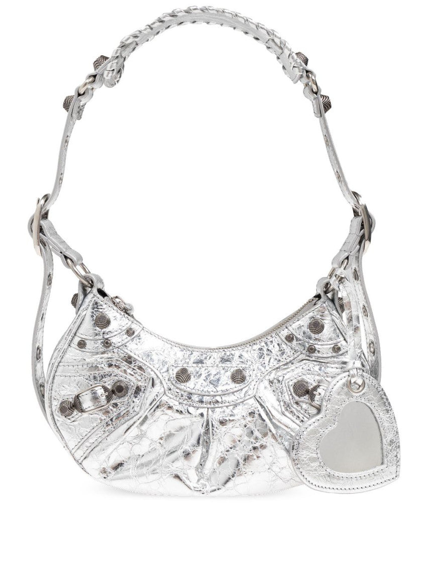 Silver Le Cagole XS shoulder bag 1