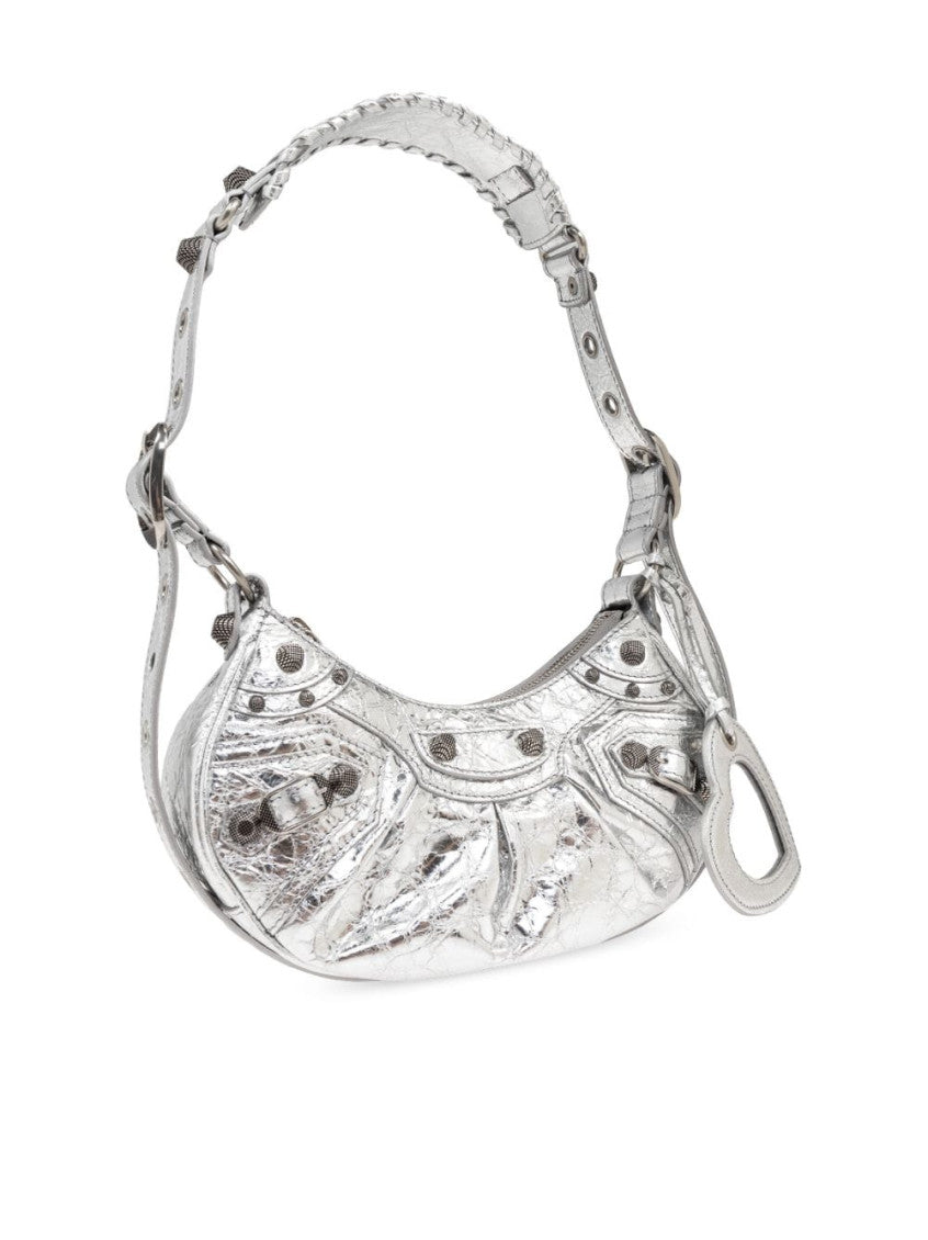 Silver Le Cagole XS shoulder bag 3