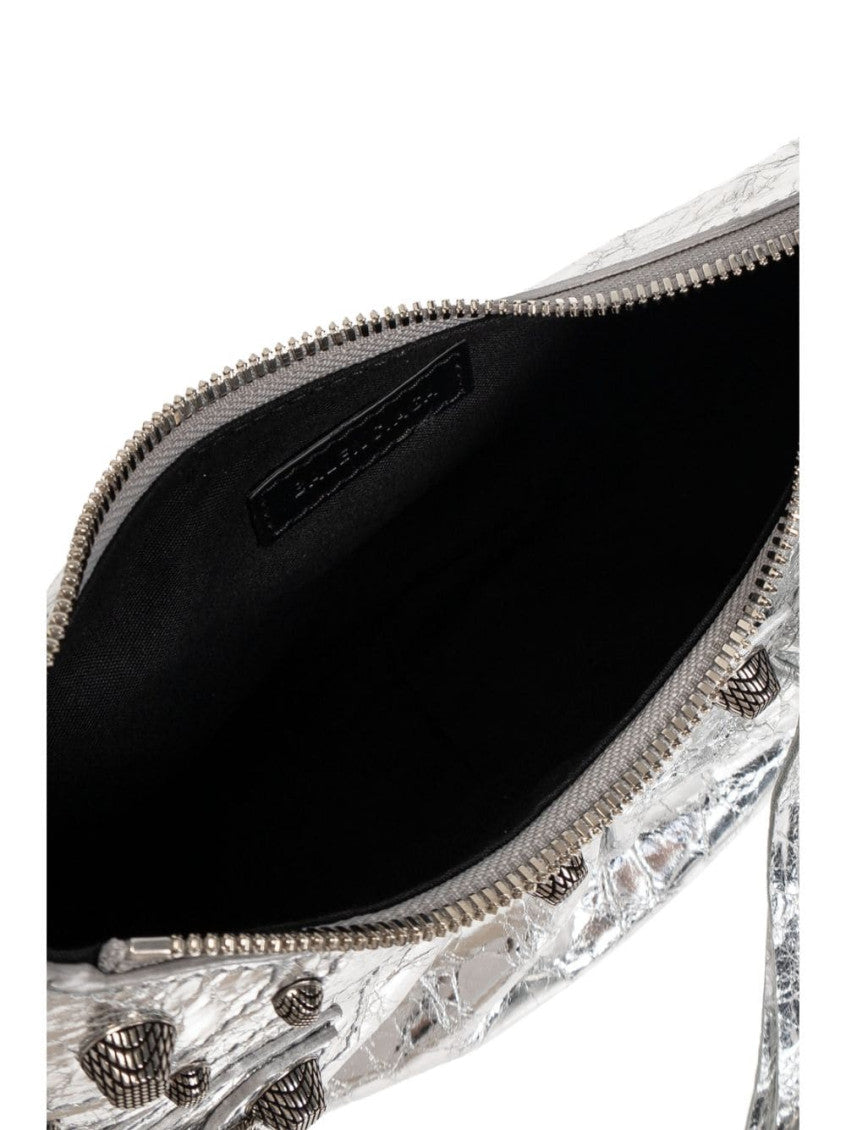 Silver Le Cagole XS shoulder bag 4