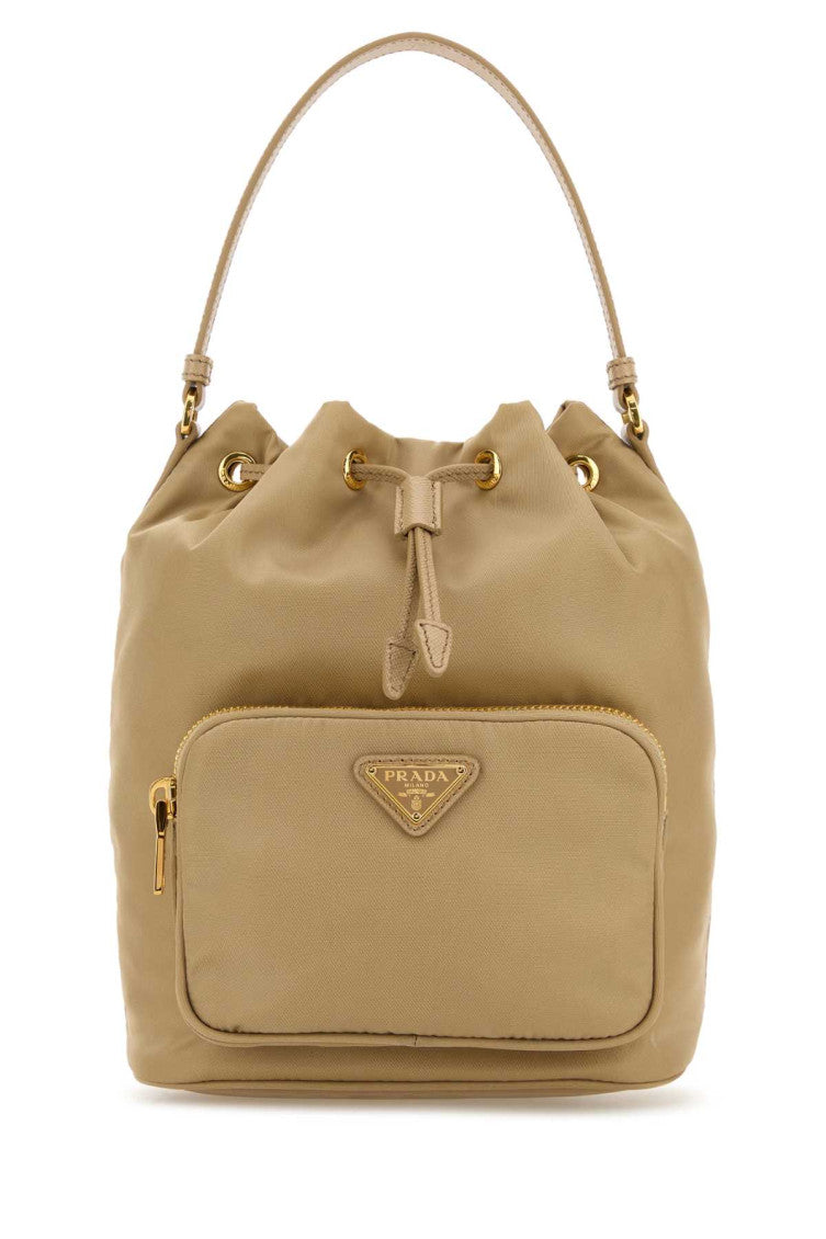 Brown Logo Bucket Bag 1
