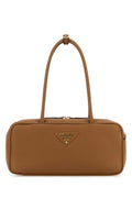 Brown Logo Shoulder Bag 1