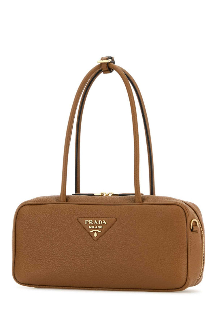Brown Logo Shoulder Bag 2