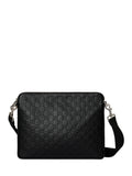 Black GG Emblem Medium crossbody Bag 1