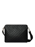 Black GG Emblem Medium crossbody Bag 1