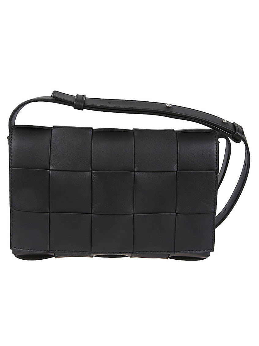 Black Cassette leather crossbody bag 1
