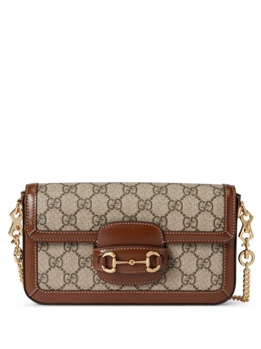 Brown Horsebit 1955 mini bag 1