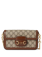 Brown Horsebit 1955 mini bag 1