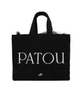 Black PATOU COTTON TOTE BAG 1