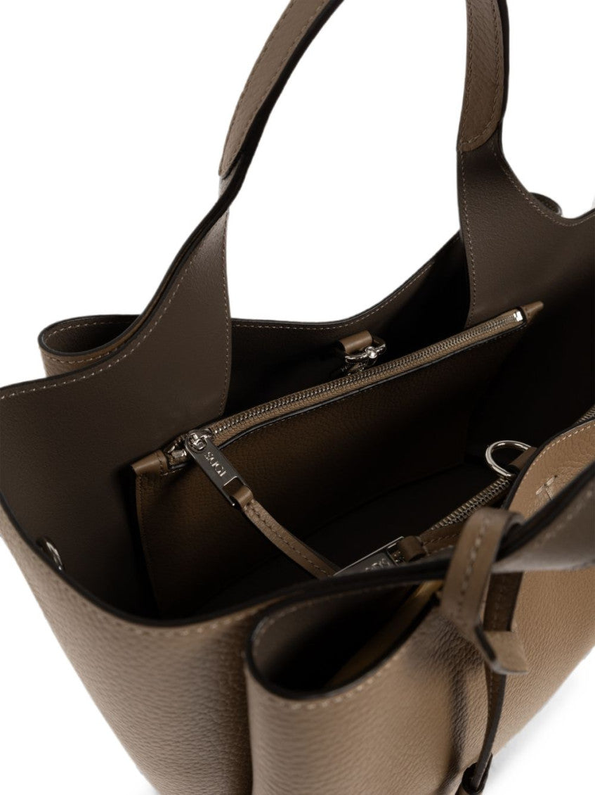 Brown T Timeless Mini Tote 3