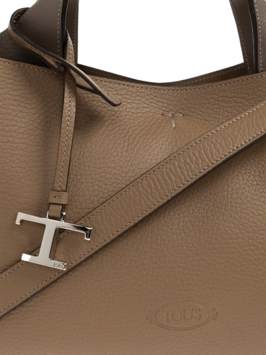 Brown T Timeless Mini Tote 4