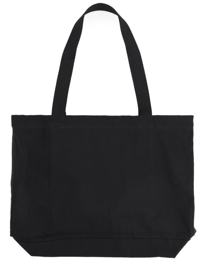 Black Dressed Fox Large Tote 2