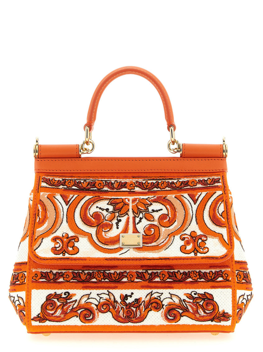 Orange Sicily Small Satchel 1