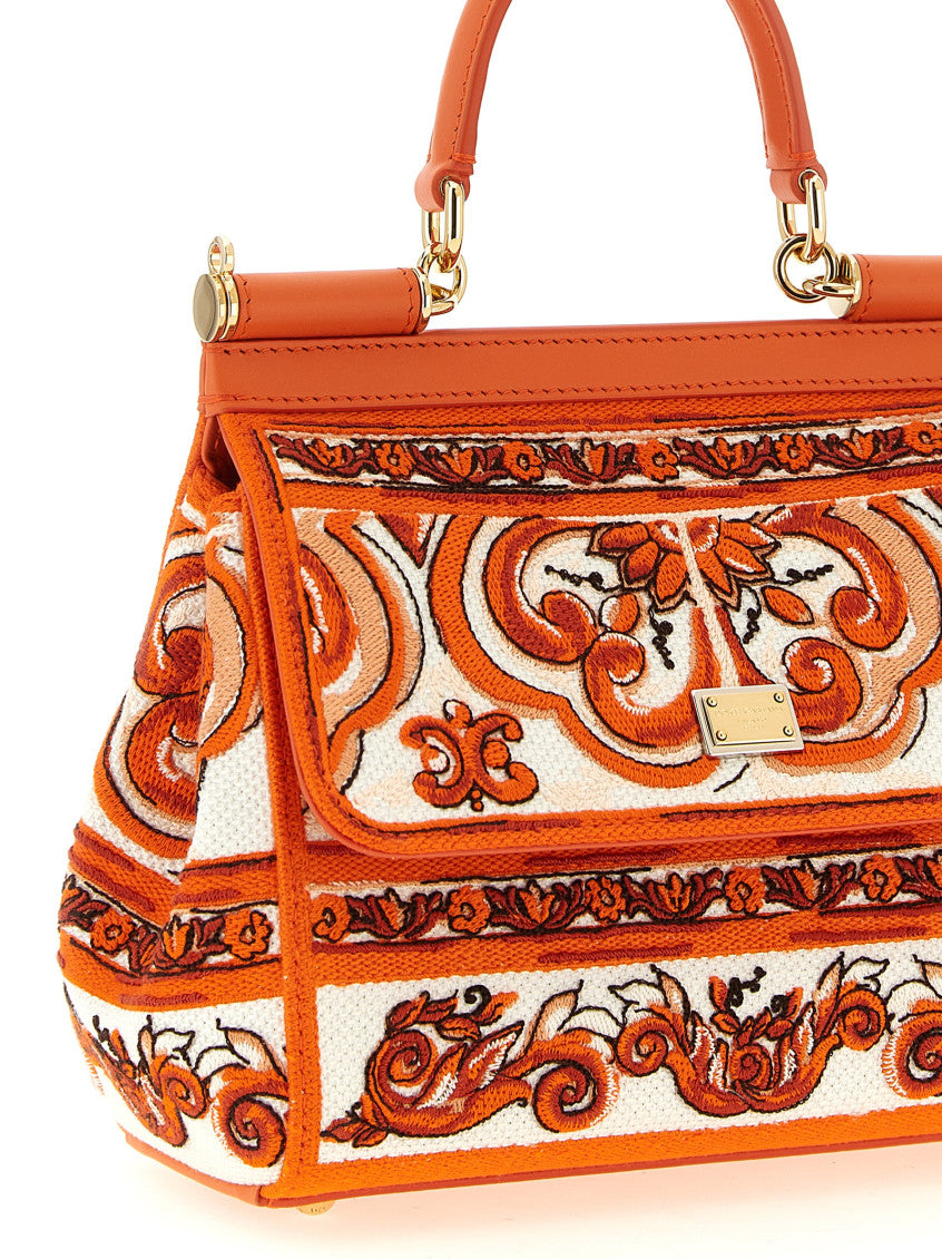 Orange Sicily Small Satchel 3