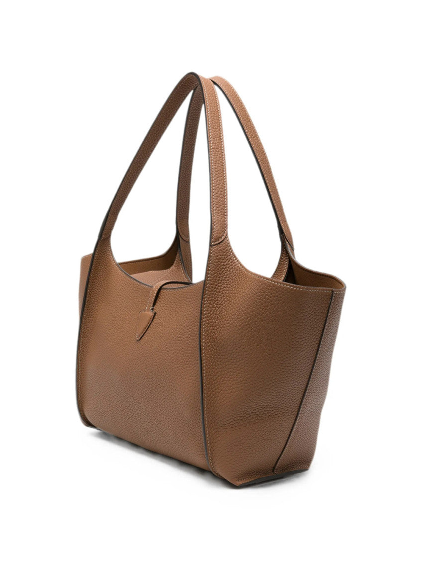 Brown T-Timeless Top Zip Large Tote 2
