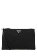 Black Re-nylon clutch  1
