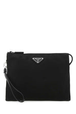 Black Re-nylon clutch  1