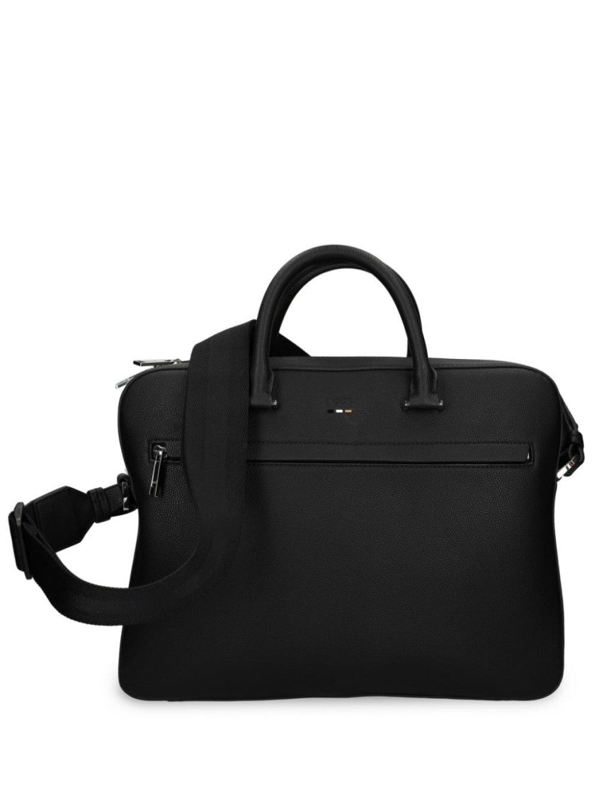 Black Logo Briefcase Bag 2
