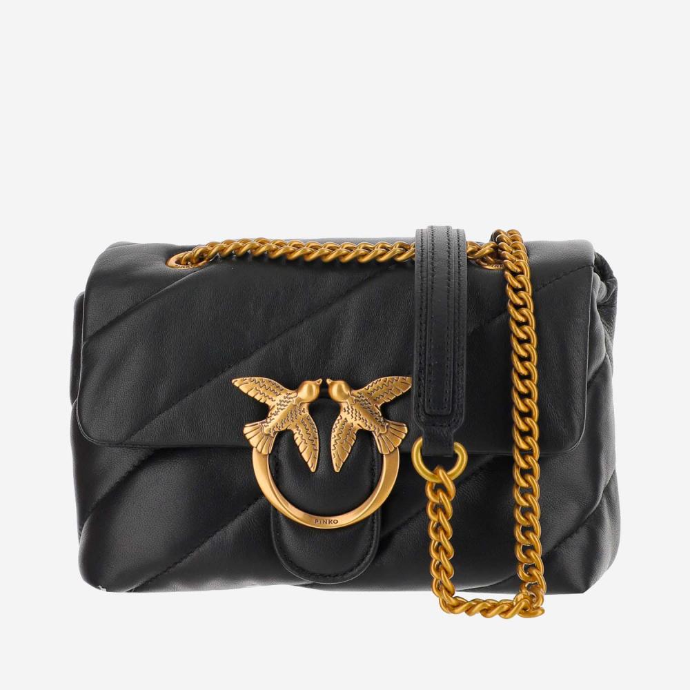 Black LOVE MINI PUFF BAG 2