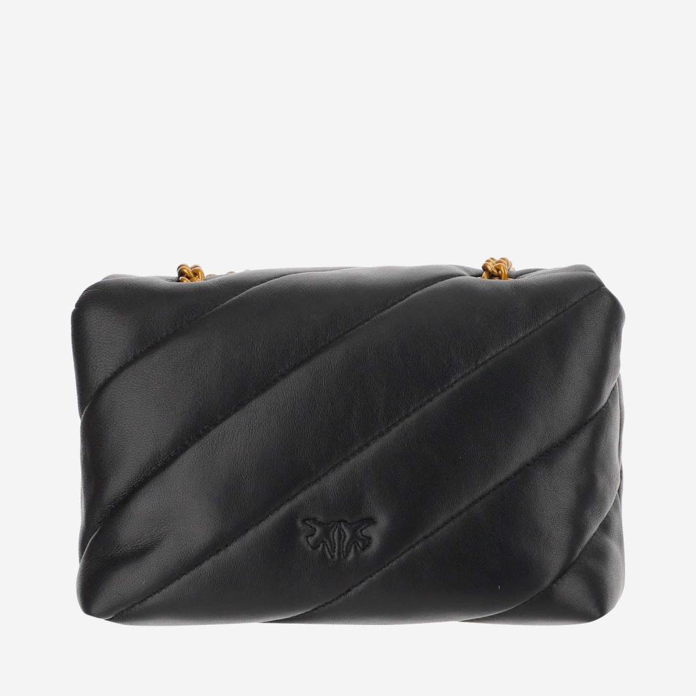Black LOVE MINI PUFF BAG 4