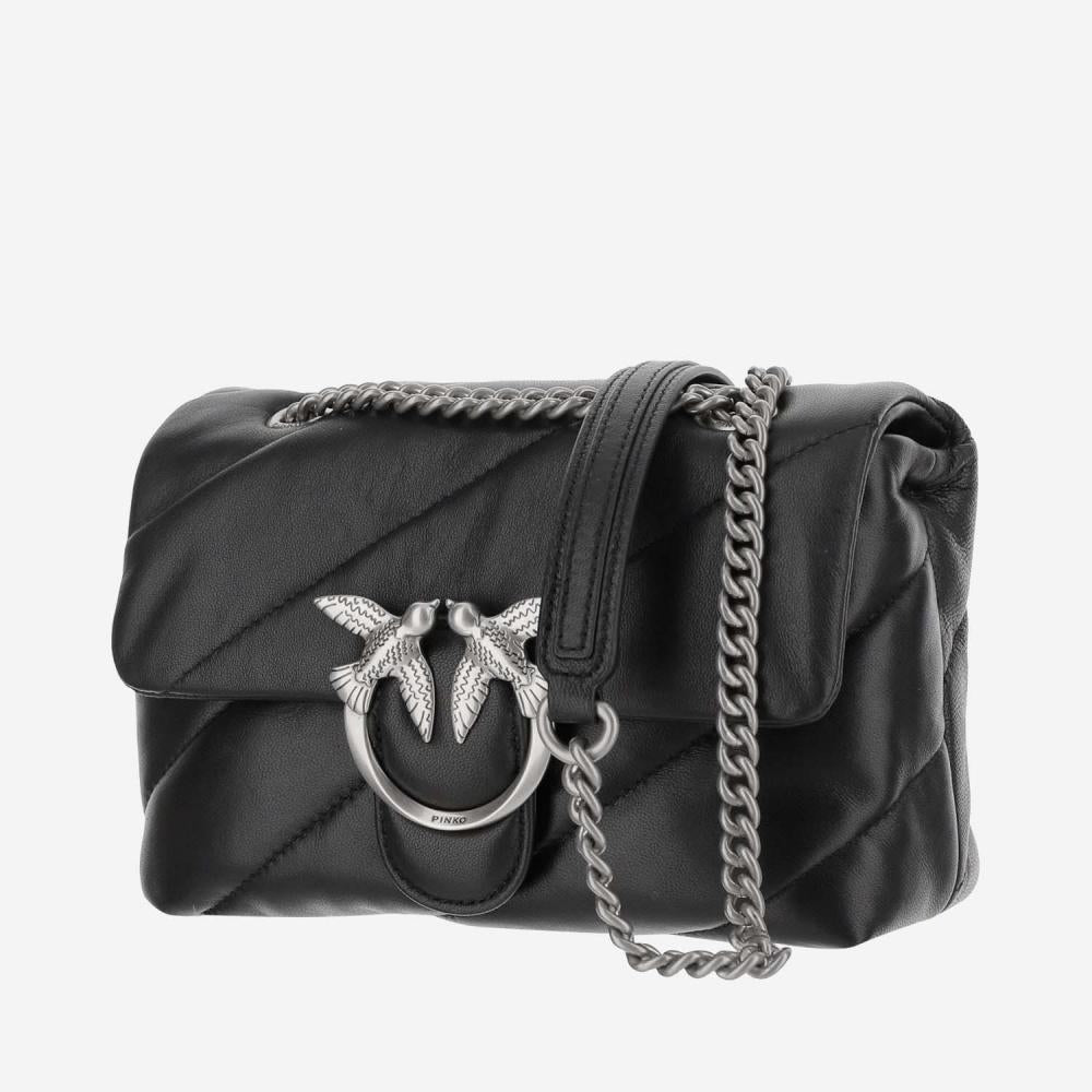 Black LOVE MINI PUFF BAG 3