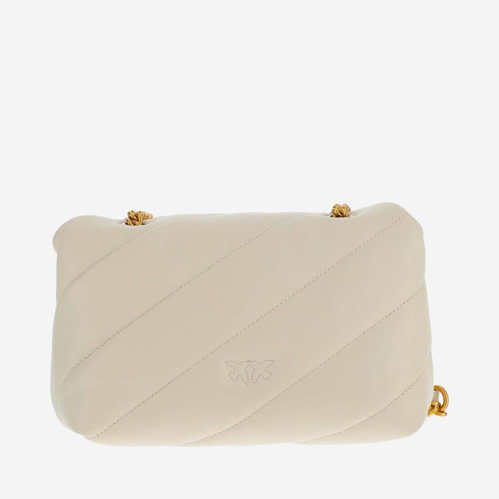 Beige LOVE MINI PUFF BAG 4