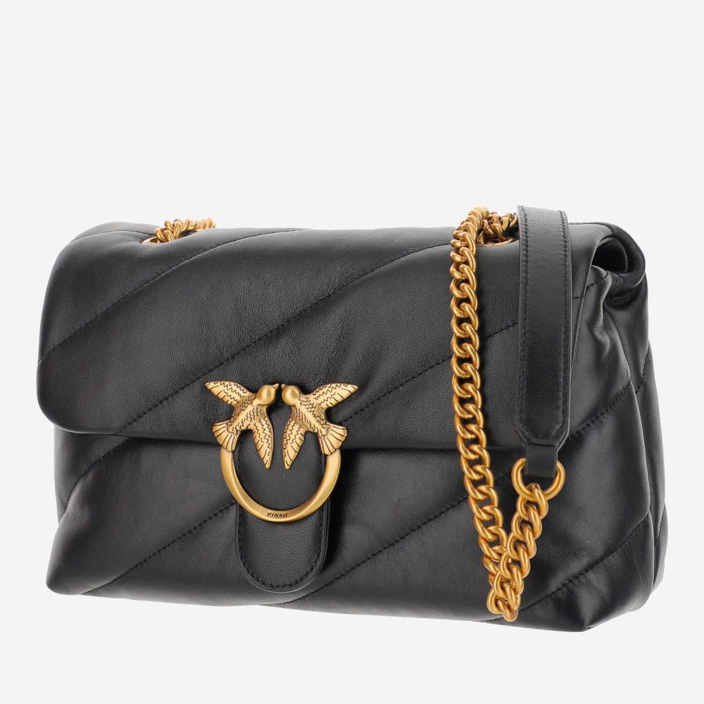 Black LOVE CLASSIC PUFF BAG 3