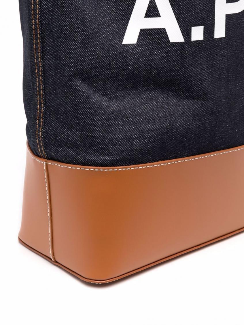 Brown Axel Cotton Shopping Bag 3